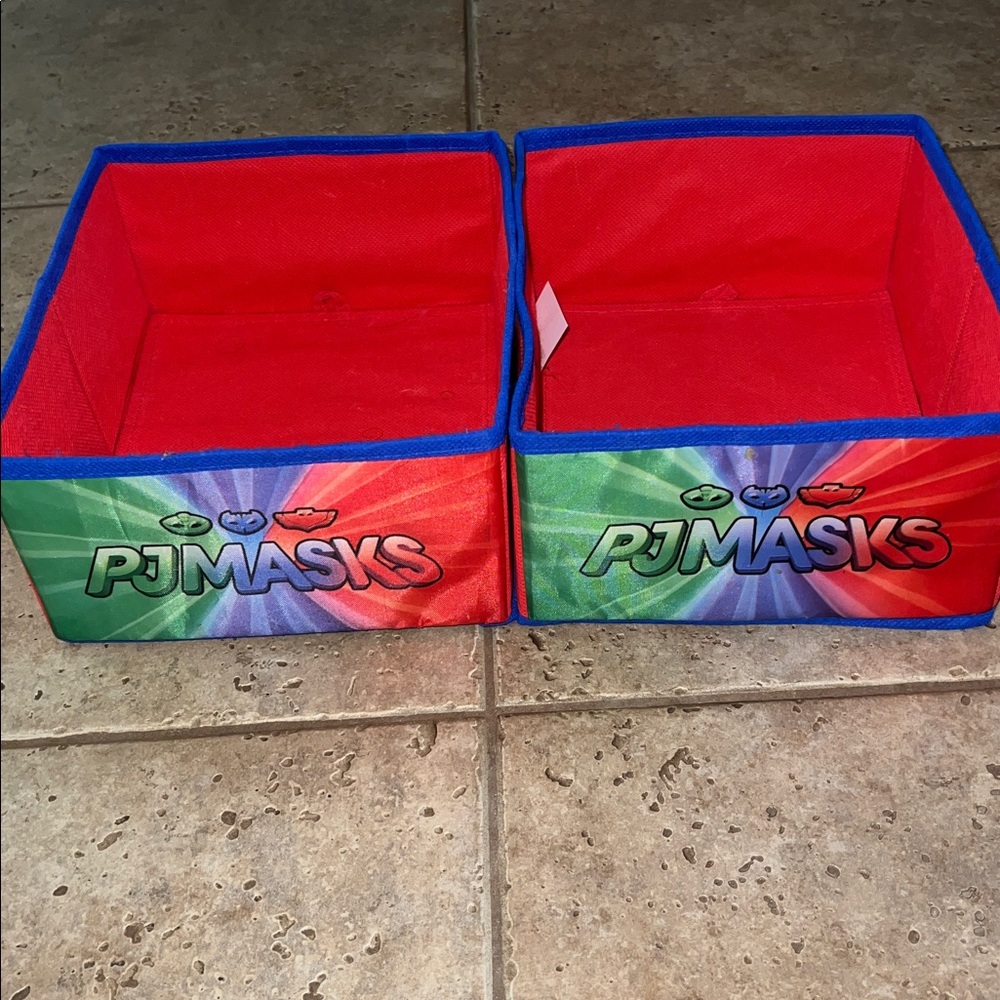 PJ Masks Fabric Collapsable Storage Bins